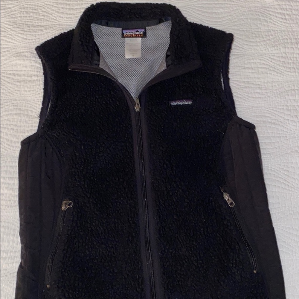 Patagonia retro pile synchilla vest, women medium